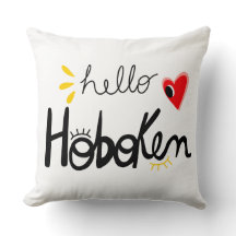 Hej Hoboken New Jersey Rolig Kuddöverdrag