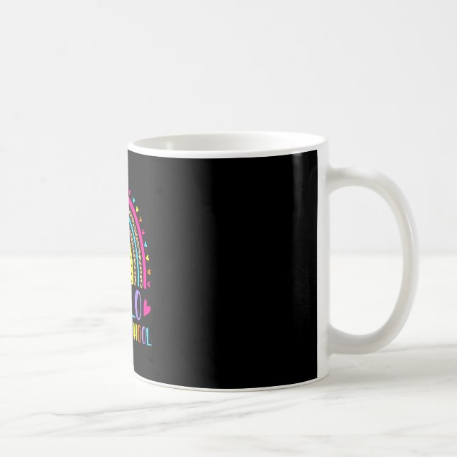 Hej Högstadiet Skolstart Första Skoldagen Kaffemugg (Höger)