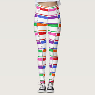 Hej Hola Salut Namn bricka Yoga Byxor Gym Leggings