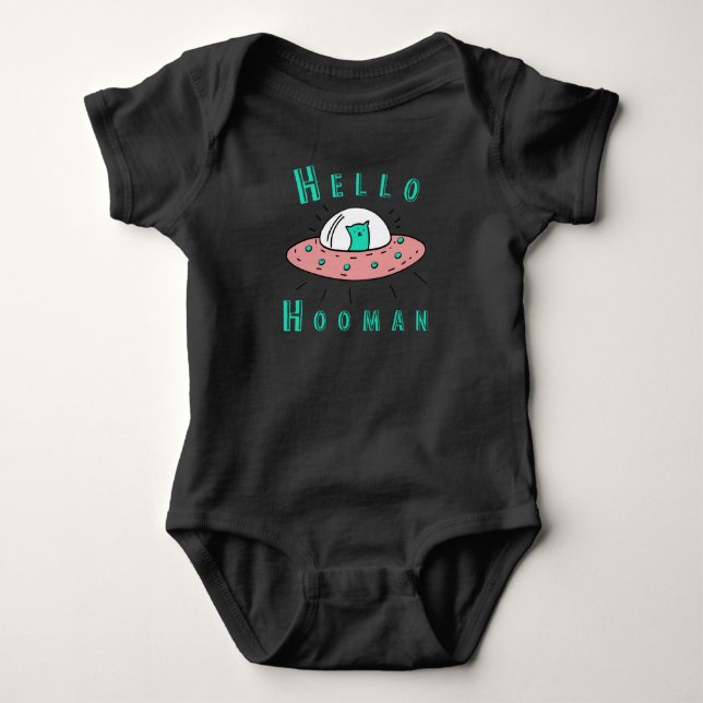 Hej Hooman Människa T Shirt (Framsida)