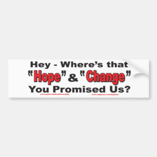 Hej—Hope-and-Change Bildekal