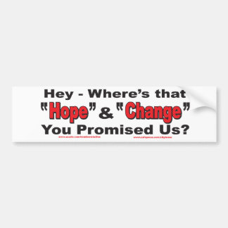 Hej—Hope-and-Change Bildekal
