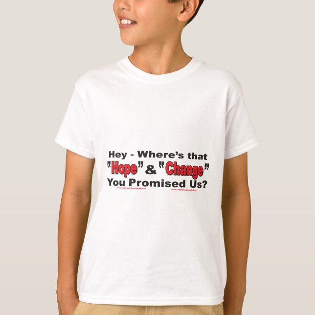 Hej—Hope-and-Change Tee Shirt (Framsida)