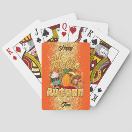 Hej Höst Anpassa text och Färg Casinokort