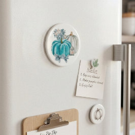 Hej Höst Blå Höst Pumpa Kylskåp Magnet