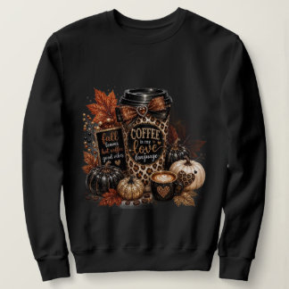 Hej Höst Kaffeälskare Höst Pumpa Mysigt Kaffe T Shirt