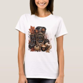 Hej höst kaffefantast höstpumpa mysigt kaffe t shirt