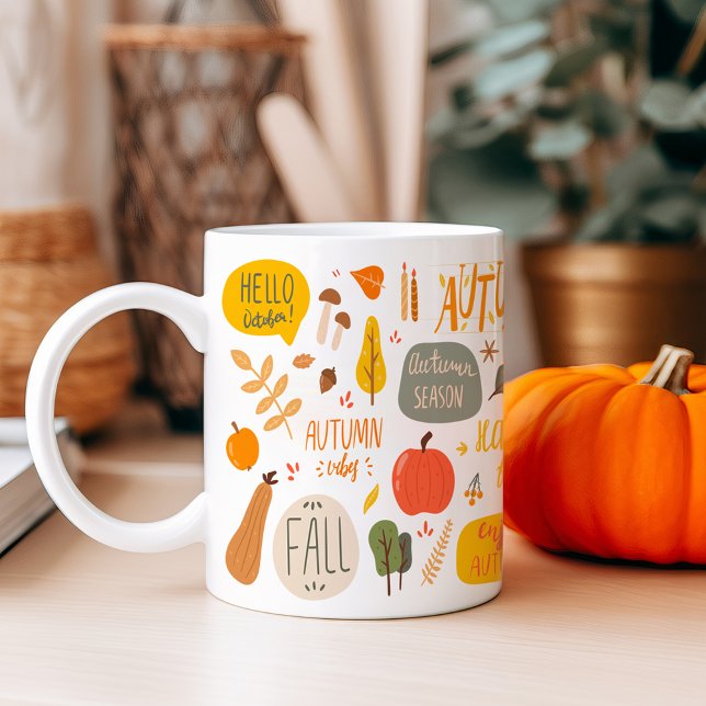 Hej höst kaffemugg (Skapare uppladdad)