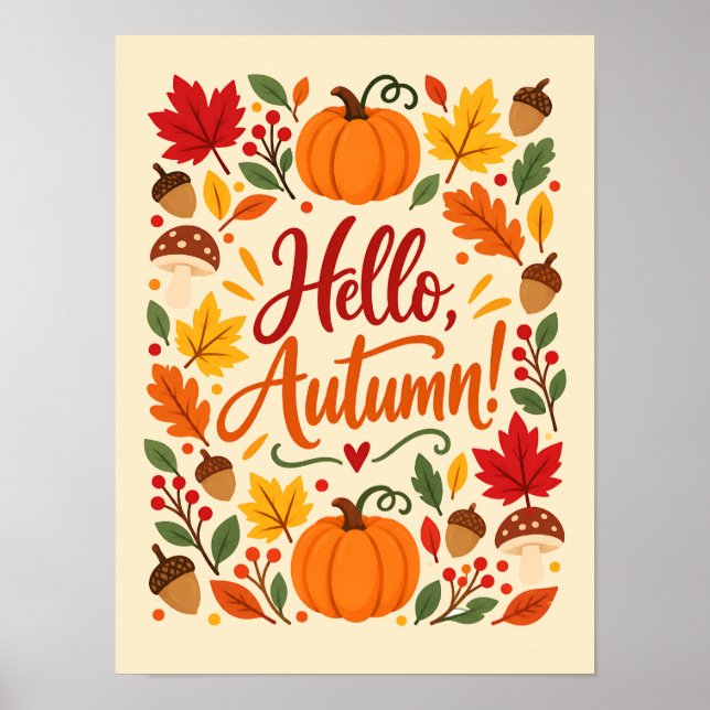 Hej Höst! Poster (Framsidan)