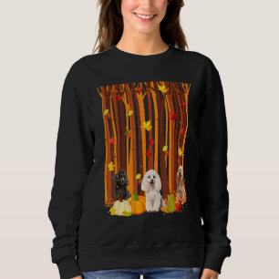 Hej höst pudel lönnlöv höst pumpa herrar W T Shirt
