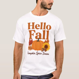 Hej Höst Pumpa Kryddad Säsong | Höstskörd T Shirt
