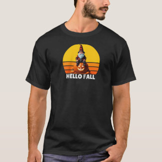 Hej höst pumpa rutig lastbil tomtar för Hallowee T Shirt