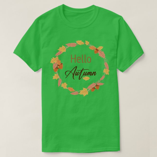 Hej höst t shirt (Design framsida)