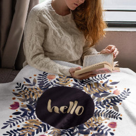 Hej hösten fleecefilt