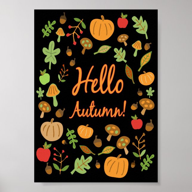 Hej Hösten! Poster (Framsidan)