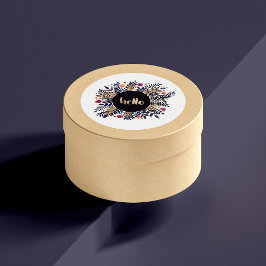 Hej hösten runt klistermärke