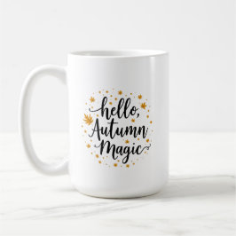 hej, höstens magi kaffemugg