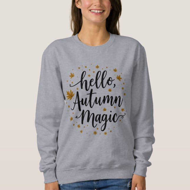 hej, höstens magi t shirt (Framsida)