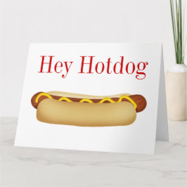 Hej Hotdog BIG Greeting Card - SRF Kort