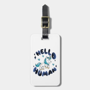 Hej Human Loely Unicorn Bagagebricka