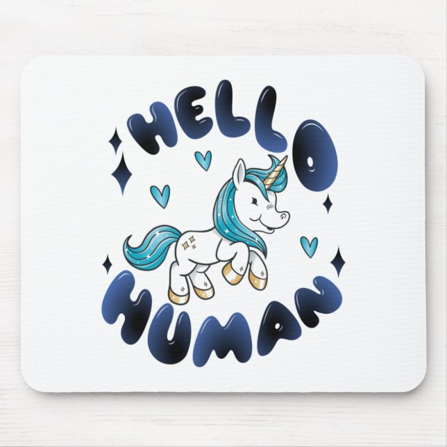 Hej Human Loely Unicorn Musmatta (Framsidan)
