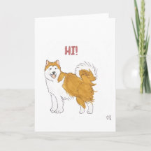 Hej - Hund Card