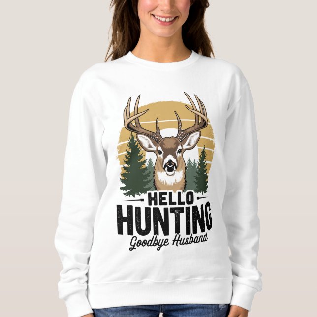 Hej Hunting Adjö Make T Shirt (Framsida)