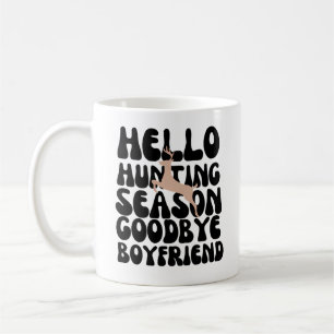 Hej Hunting Season Adjö Boyvän Kaffemugg