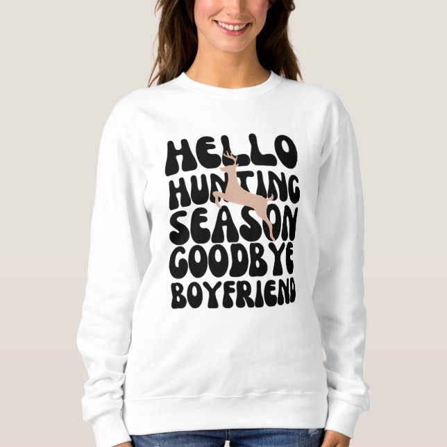 Hej Hunting Season Adjö Boyvän T Shirt (Framsida)