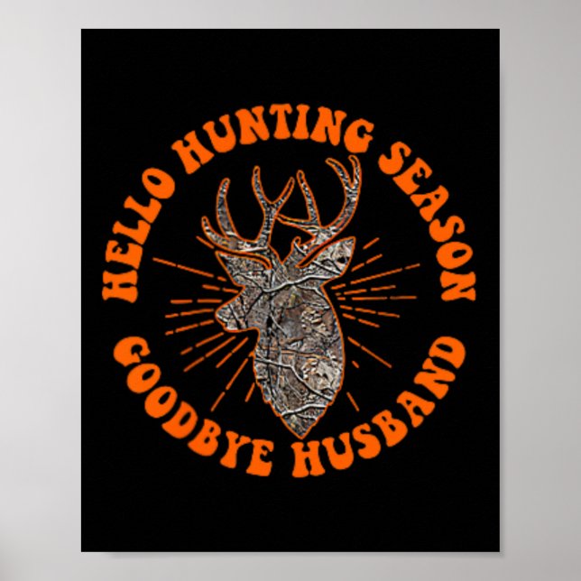 Hej Hunting Season Adjö Husbynd 1 Poster (Framsidan)