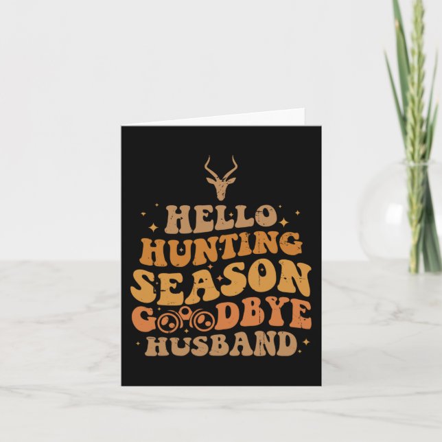 Hej Hunting Season Bra Kort (Framsida)