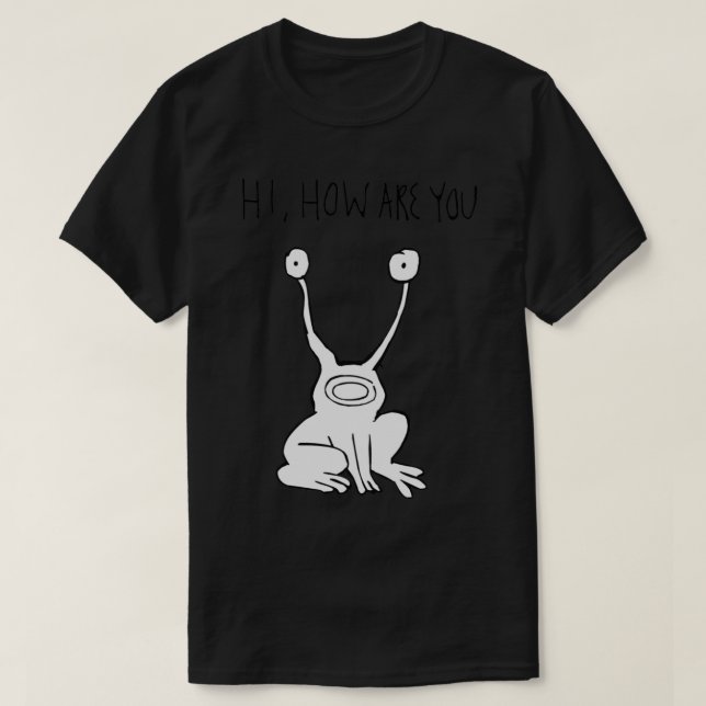 Hej hur är det med Daniel Johnston Classic T-Shirt (Design framsida)