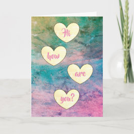 Hej, hur går det för dig att skicka ett kort per d