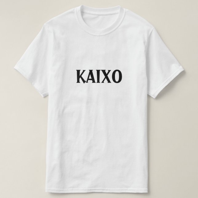 Hej i baskiska Kaixo T Shirt (Design framsida)