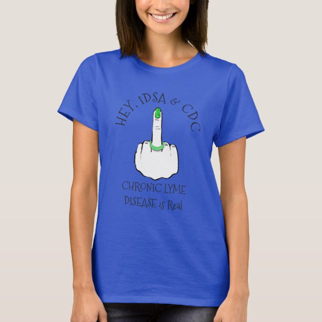 Hej, IDSA & CDC borrelia-skjorta T Shirt (Framsida)
