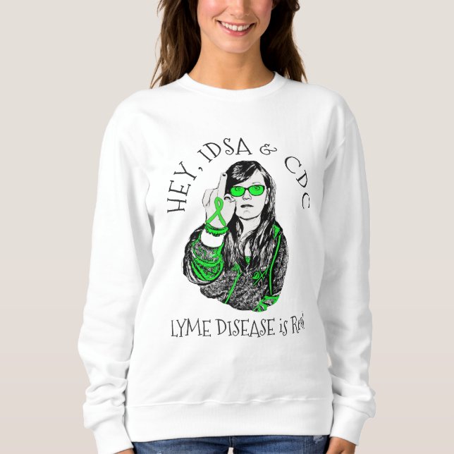 Hej, IDSA & CDC borrelia-skjorta Tee (Framsida)