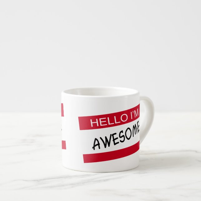 Hej Im Fantastisk Espressomugg (Framsida höger)