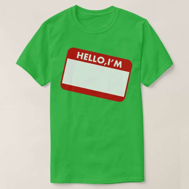 HEJ IM TShirt T Shirt (Design framsida)