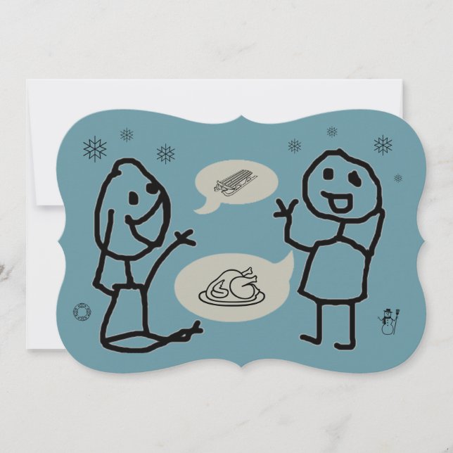 Hej, inbjudningskort från RoseWrites (Framsida)