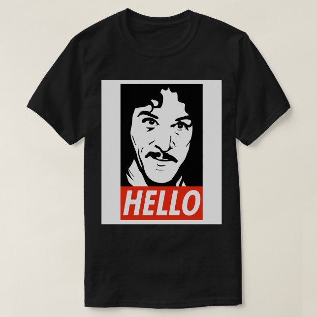 Hej Inigo Montoya Baseball TShirt T Shirt (Design framsida)