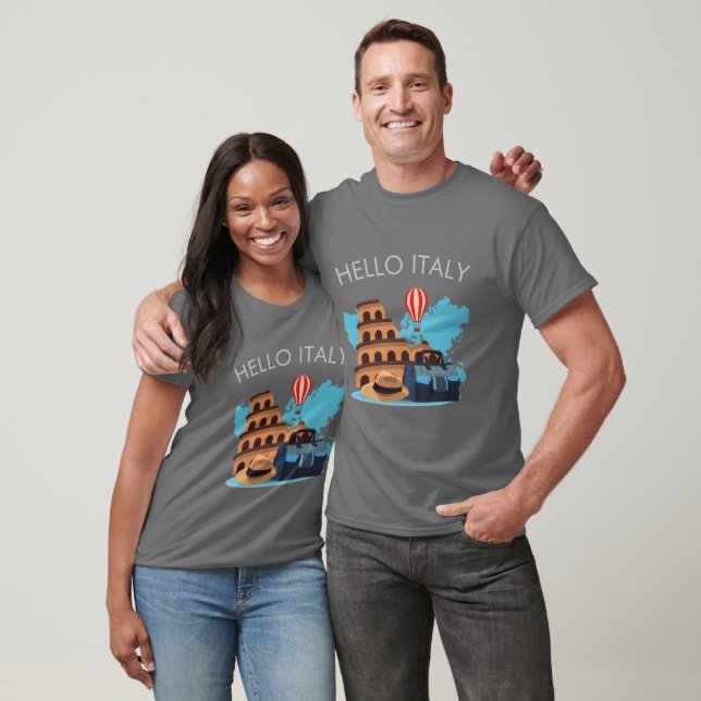 Hej Italien T Shirt (Unisex)