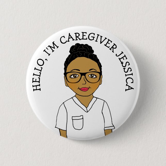 Hej, jag är Caregiver Add Namn Knapp (Framsida)