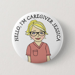 Hej, jag är Caregiver Add Namn Knapp