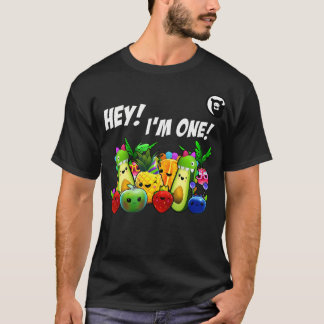 Hej, jag är en födelsedag... en konstig fruktfödel t shirt