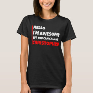 Hej jag är fantastisk, men du kan kalla mig Jristo T Shirt