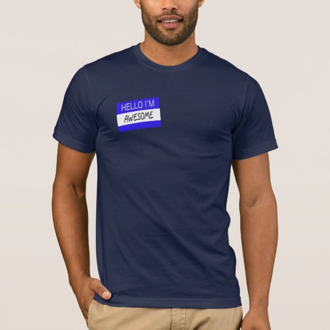 Hej jag är Fantastisk T Shirt (Framsida)