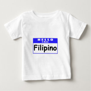 Hej, jag är Filipino... Nametag Tee