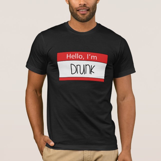 Hej, jag är full tee shirt (Framsida)