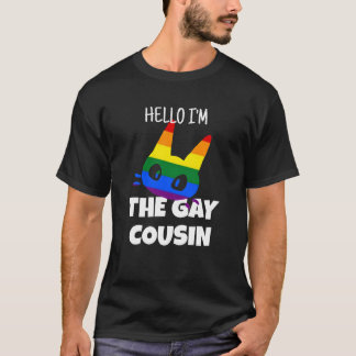 Hej jag är gaykusin t shirt