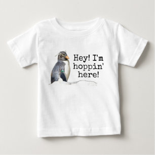 Hej! Jag är Hoppin här! Rockhopper Penguin Shirt Tee